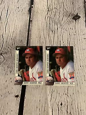 Danny Sheaffer 2004 MultiAd Memphis Redbirds #2 Manager Card • $3.50