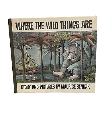 Where The Wild Things Are Hardcover Book 1963 Early Edition By Maurice Sendak • $35.99