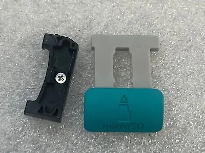 Oem Nintendo Switch Lite  Replacement Blue Micro Sd Slot Cover Door Flap • $11.98