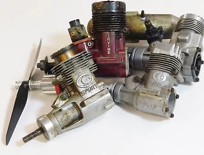 Lot Of 5 Model Airplane Engine - Parts Only • $9.95