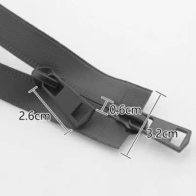 5# Open-end Waterproof Double Slider Invisible Zipper DIY Sewing Outdoor Jacket • £3.32