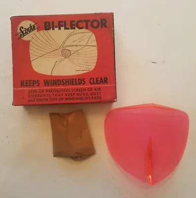 Vintage Red Sinko Hood BI-FLECTOR Windshield Deflector  • $18.39