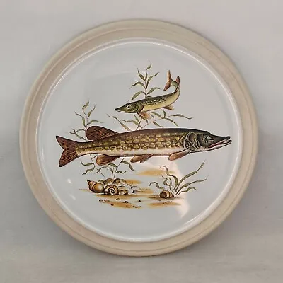 Vintage Hornsea Pottery Fish Tea Pot Stand Circular Plaque Tile 6  Diameter • £16