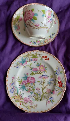 Minton Cuckoo Trio Antique Cup Saucer And Plate • £15