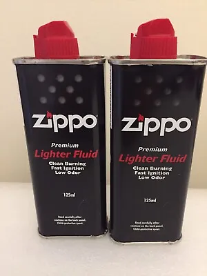 Brand New Zippo Cigarette Genuine Lighter Fluid Fuel Petrol Refill 125ml • $45