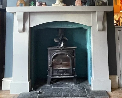£79.99 • Buy Mantlepiece / Fire Surround Painted Pine Victorian Style Mantle Shelf Fireplace