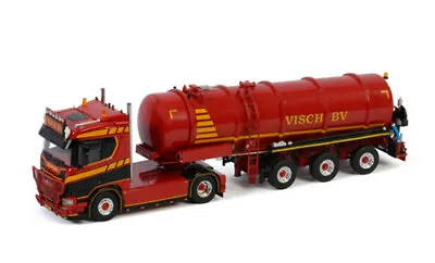 $400.01 • Buy WSI For SCANIA R NORMAL CR20N 4X2 TANK TRAILER VACUUM For VISCH 1/50 Truck Model