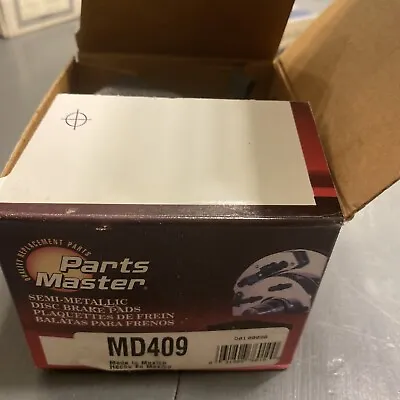 MD409 Parts Master Semi-Metallic Disc Brake Pads • $12.96