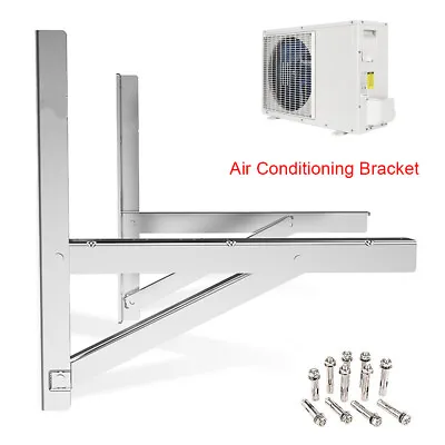 $34.20 • Buy Stainless Steel Air Conditioner Bracket Condenser Protection, Damping Capacity
