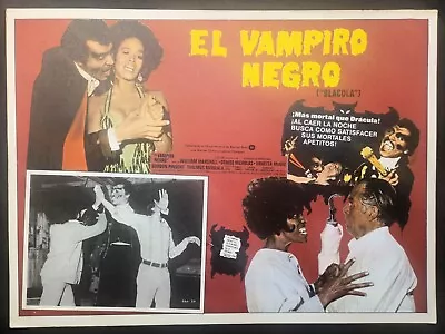 BLACULA DRACULA VAMPIRE William Marshall BLAXPLOITATION LOBBY CARD 1972. • $9.99