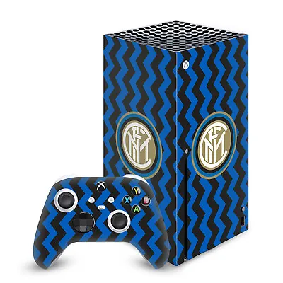 Inter Milan 2020/21 Crest Kit Vinyl Skin Decal For Series X Console & Controller • £24.95