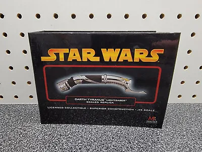 Master Replicas Star Wars Rots Count Dooku Lightsaber .45 Scale Sw-320 *us* • $129.99