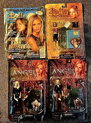 $25 • Buy Buffy The Vampire Slayer + Angel Action Figures + Bonus 2003 Yearbook