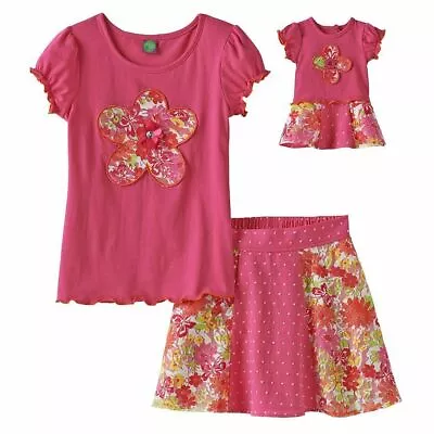 Dollie & Me Size 10 Girl & 18  Doll Matching Outfit Dress Fits American Girls • $29.99