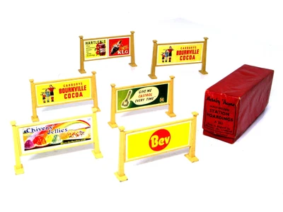 £26 • Buy Rare Box Of 6 X Hornby O Gauge Hornby Dublo Station Hoardings Nr Mint Boxed