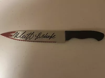 Halloween Michael Myers Nick Castle Signed Autographed Knife Exact Signing Proof • $100