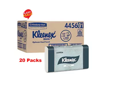 Flash Sale - Kleenex Optimum Hand Towel 20 Packs 120 Towels (4456) • $80