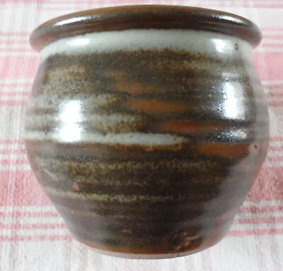 Leach Pottery At St Ives - Small Glazed Pot With Stamp - Kenneth Quick? • £10