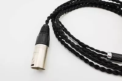 BALANCED XLR Cable Sennheiser HD650 HD600 HD660s UP-OCC Silver Plated & Copper • $209.99