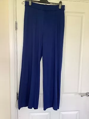 M&S Collection Blue Trousers Size 12 • £6