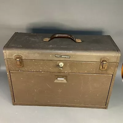 Vintage Kennedy Machinist Toolbox Model 520 7 Drawer USA With Key! • $124.97