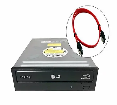 $86.89 • Buy LG 14X Internal Sata BluRay BDXL BDR/DVD/CD Burner ReWriter Drive + SATA CABLE 