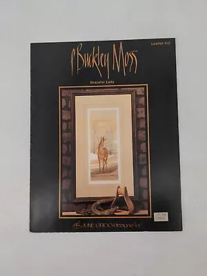 Vintage 1991 P Buckley Moss Graceful Lady Horse Cross Stitch Booklet Leaflet 112 • $14.95