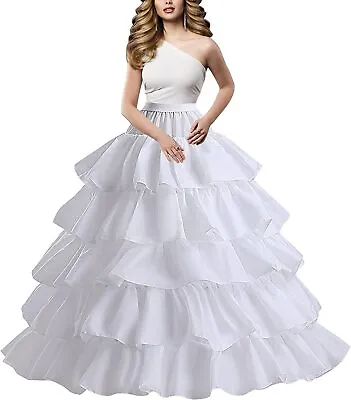 Underskirt Bridal Petticoat Ball Gown Petticoat Tulle Underskirt Crinoline Petti • $55.07