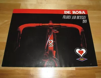 1989 De Rosa Frames And Bicycle Catalog Brochure • $24.99