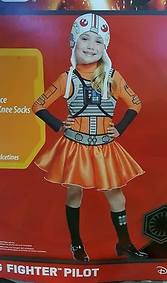 Star Wars X-Wing Fighter Pilot Costume Girl Rubies 620165 • $15