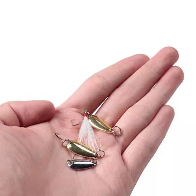 20 Pack Micro Metal Jig Spoon Fishing Lures 1g/1.5g Bass Trout Fishing Tackle • $10.99