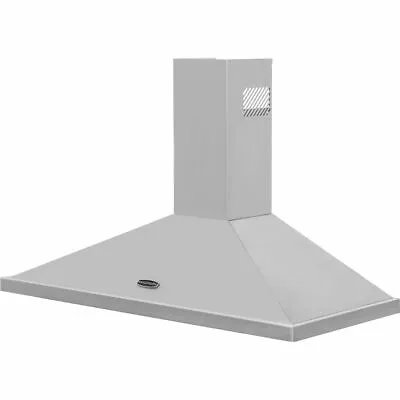 Rangemaster LEIHDC110SC Built In 110cm 3 Speeds Chimney Cooker Hood Stainless • £419