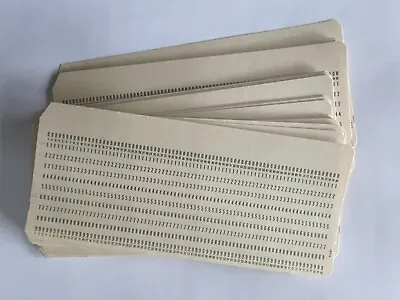 Vintage Computer Punch Cards #5081 Lot Of 50 New Cream Color • $19.95