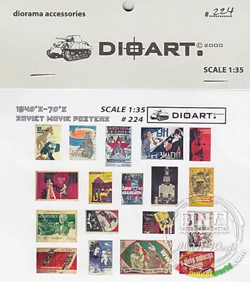 DioArt 1/35 Modern Soviet Era Movie Posters • $5.15