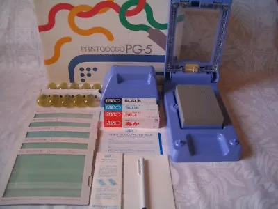 New! Print Gocco PG-5 With 5 Master 10 Lamp 3 Ink B6 Screen Printer Postcard   • $249.99