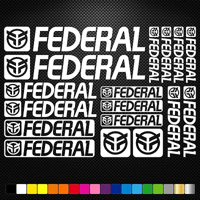 FITS Federal Bmx Vinyl Stickers Sheet Bike Frame Cycle Cycling Bicycle Mtb • $14.08