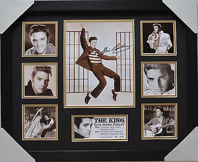 Elvis Presley Signed And Framed Memorabilia  • $120