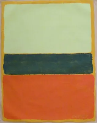 Mark Rothko Abstract Painting On  Canvas Signed • $1000