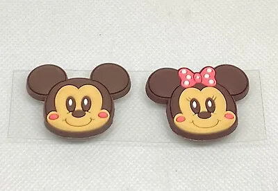 Disney Mickey And Minnie  Croc Shoe Charms Jibbitz 2pc Set New! • $7.99