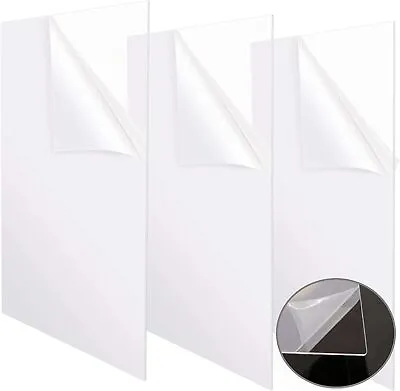 Garden Shed Clear Acrylic Sheet Custom Cut To Size Home Window Replacement Sheet • £4.10