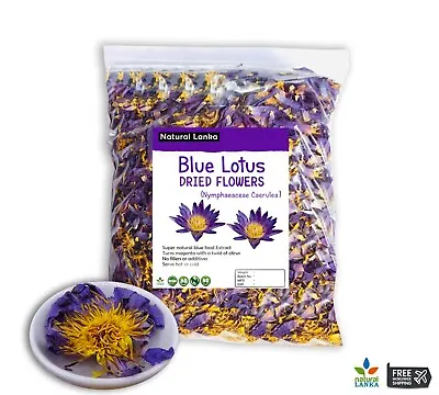 $5.90 • Buy Blue Lotus Flower Nymphaea Caerulea Dried Herb Flower Organic Lucid Dream Tea