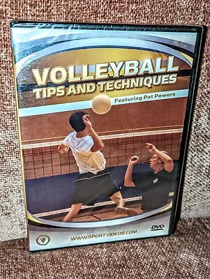 New! Volleyball Tips And Techniques - DVD - Featuring Coach Pat Powers.Drills • $18.95