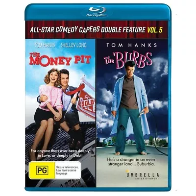 The Money Pit (1986) & The Burbs (1989) 2 Movie Set Blu-Ray NEW (USA Compatible) • $21.88