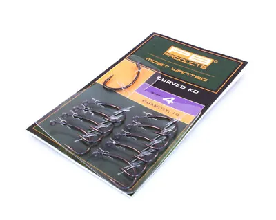 PB Products Curved KD Hook DBF Carp Fishing Barbed Hooks - All Sizes • £6.49