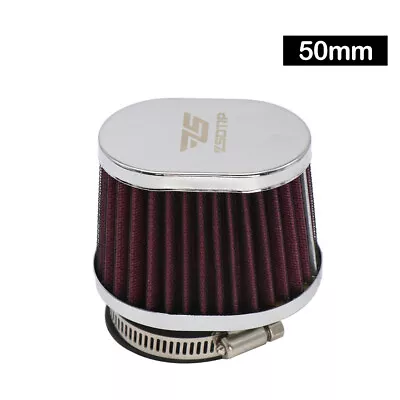 Motorcycle Carburetor 50mm Air Filters Air Cleaner For ATV Dirt Bike • £11