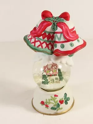 Vintage Snow Globe Christmas Pfaltzgraff Porcelain 4.5  H C6571 • $11.52