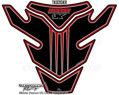 Kawasaki ZZR1400 2006 - 2020 Motorcycle Tank Pad Protector Motografix 3D Tankpad • £25.95