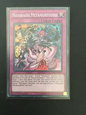 $2 • Buy Yugioh Cards Mayakashi Metamorphosis Hidden Summoners 1st Edition HISU-EN039