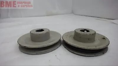 Lot Of 2--Single Groove 3/4  Bore Pulley • $15