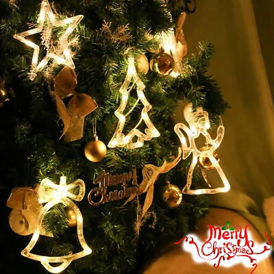 Christmas LED String Light Window Decoration Party Home Suction Cup Save Energy • $4.59